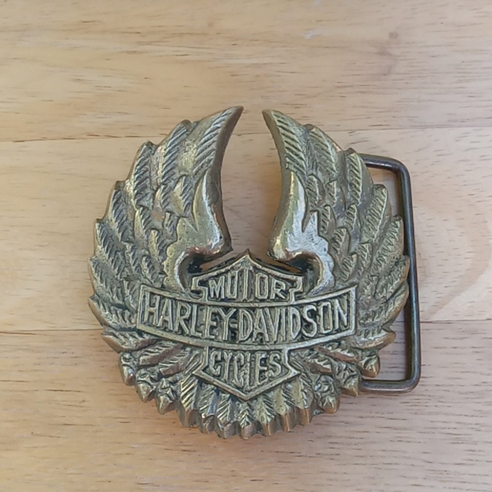 Vintage Harley Davidson Belt Buckle